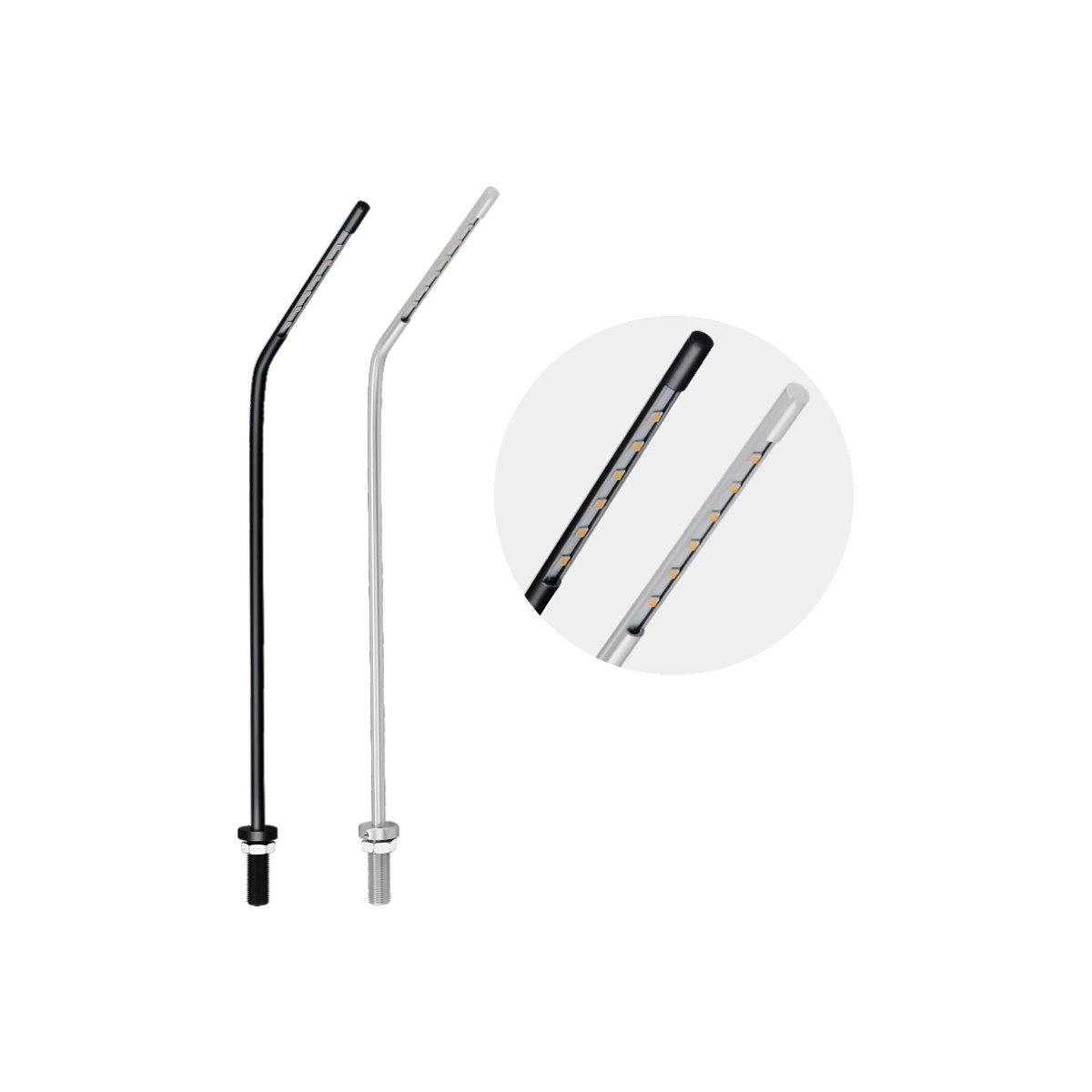 VeroLED Asta Fissa 90° 3W — proiettore a stelo