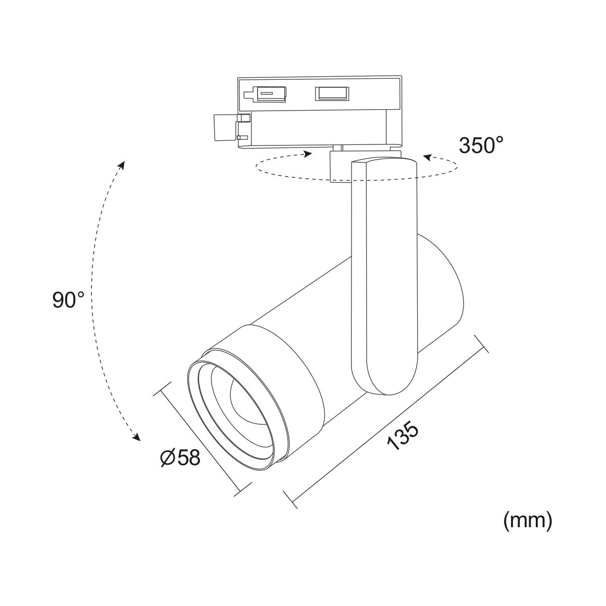 Fuoco Zoom 10 — disegno quotato in millimetri