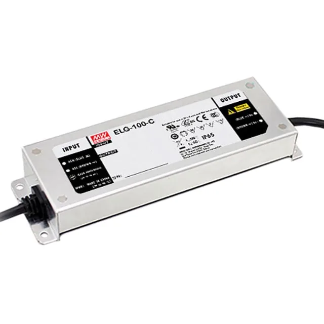 Mean Well ELG-100-C1400A — LED POWER SUPPLIES 1400MA 35-72V