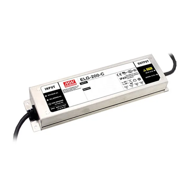 Mean Well ELG-200-C1050 — LED DRVR CC AC/DC 95-190V 1.05A