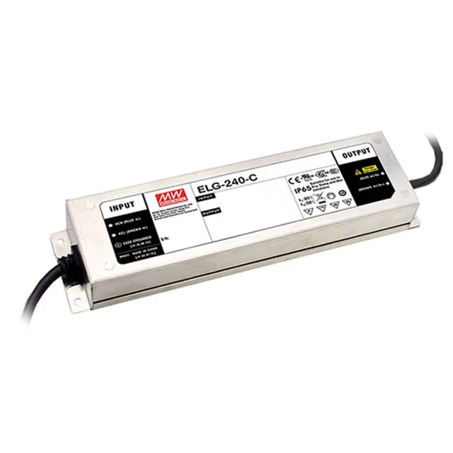 Mean Well ELG-240-C1050A — LED DRVR CC AC/DC 114-228V 1.05A