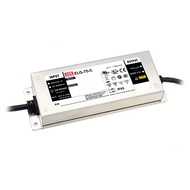 Mean Well ELG-75-C500 — LED DRVR CC AC/DC 75-150V 500MA