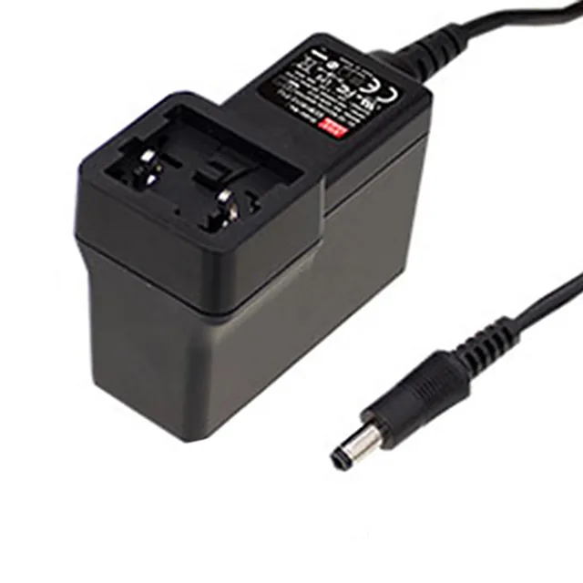 Mean Well GEM18I18-P1J — AC/DC WALL MOUNT ADAPTER 18V 18W