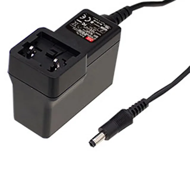 Mean Well GEM30I12-P1J — AC/DC WALL MOUNT ADAPTER 12V 30W