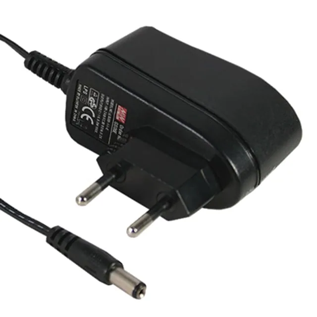 Mean Well GS06E-2P1J — AC/DC WALL MOUNT ADAPTER 9V 6W