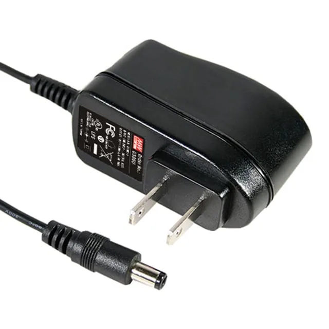 Mean Well GS06U-6P1J — AC/DC WALL MOUNT ADAPTER 24V 6W