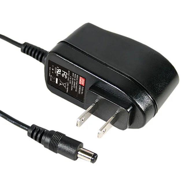 Mean Well GSM06U05-P1J — AC/DC WALL MOUNT ADAPTER 5V 6W