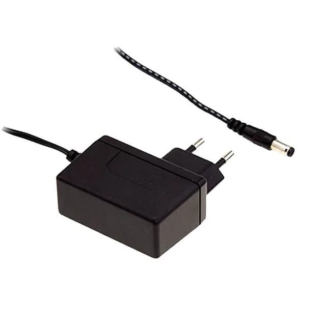 Mean Well GSM12E05-P1J — AC/DC WALL MNT MED ADPT EU CBL C