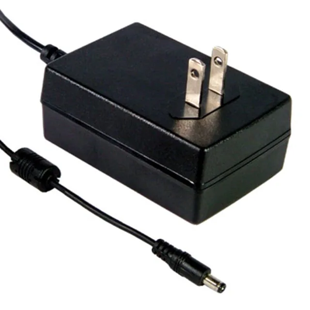 Mean Well GSM18U48-P1J — AC/DC WALL MOUNT ADAPTER 48V 18W