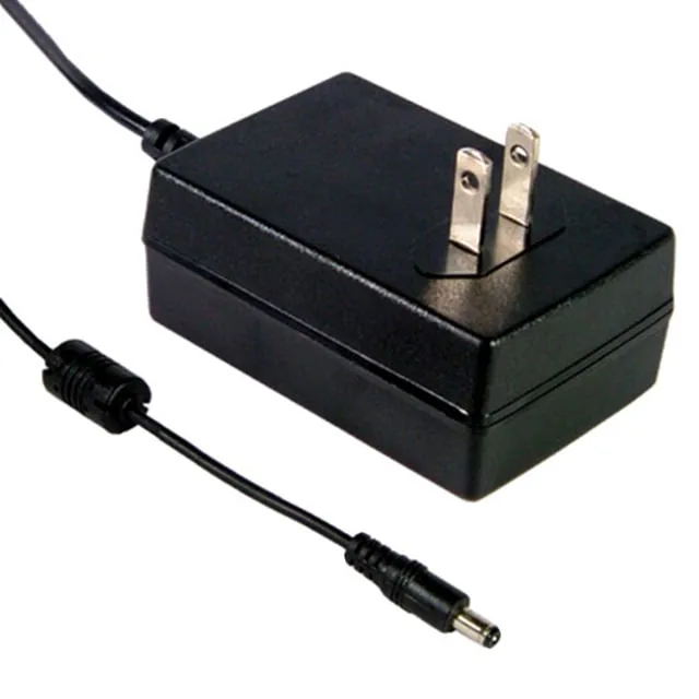 Mean Well GSM25U24-P1J — AC/DC WALL MOUNT ADAPTER 24V 25W