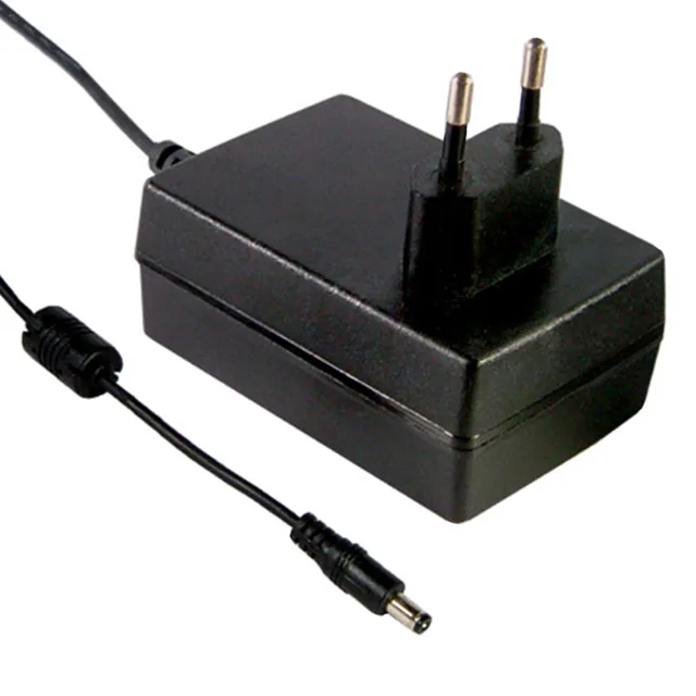 Mean Well GSM36E24-P1J — AC/DC WALL MOUNT ADAPTER 24V 36W