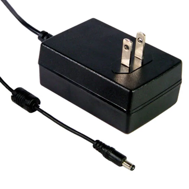 Mean Well GSM36U12-P1J — AC/DC WALL MOUNT ADAPTER 12V 36W