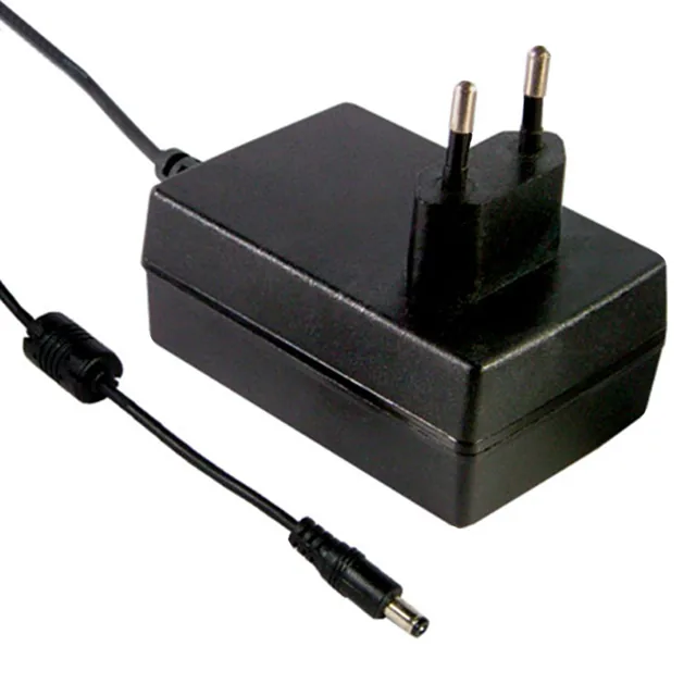 Mean Well GST25E05-P1J — AC/DC WALL MOUNT ADAPTER 5V 20W