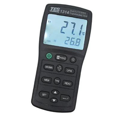 TES-1314 — Termometro per termocoppie K, J, T, E, R, S, N