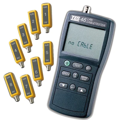 TES-46 — Tester per cavi LAN CAT-5