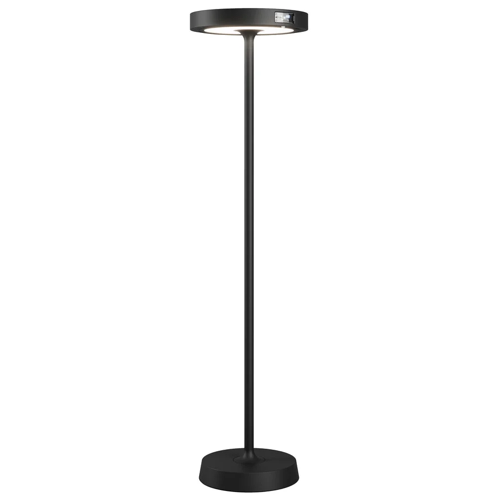 Zafferano Barbell Solar lampada da terra